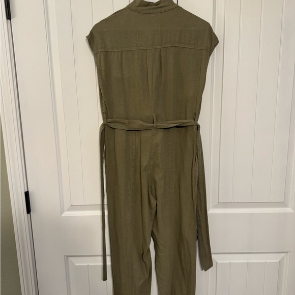 Zara Linen belted jumpsuit - Picture 8 of 12